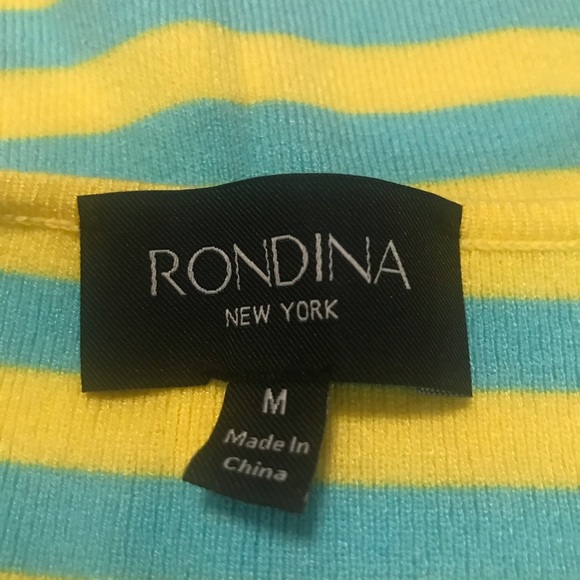 Rondina cardigan cropped striped sweater size m - Picture 6 of 7